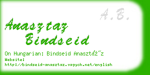 anasztaz bindseid business card